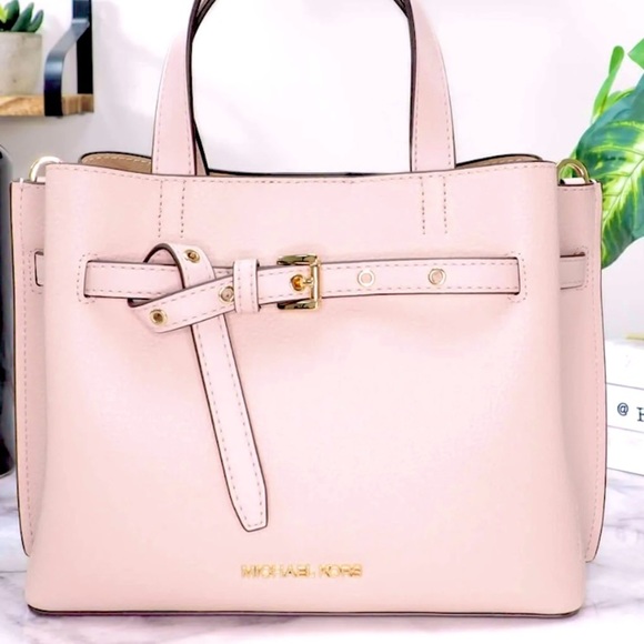 🌷BRAND new michael kors blush pink small pebbled leather satchel crossbody bag - Picture 4 of 10